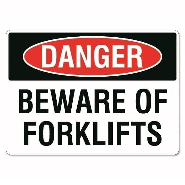 Danger Forklifts