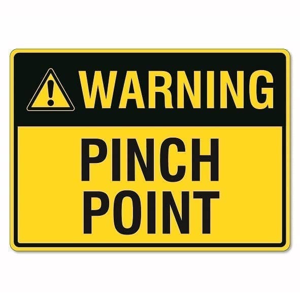 Warning Pinch Point