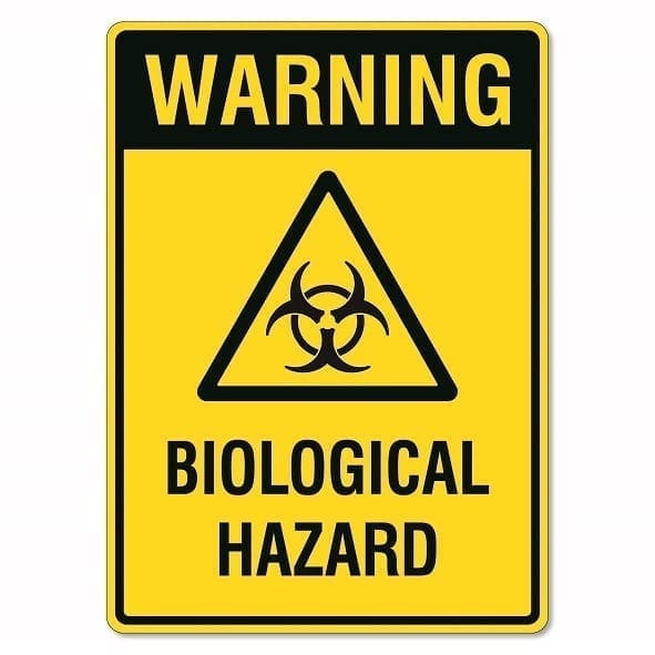hazchem sign biological hazard