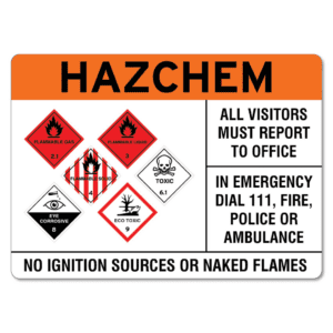 hazchem sign consolidated diamonds