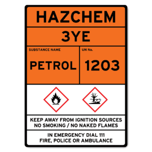 Hazchem Site Sign, Petrol