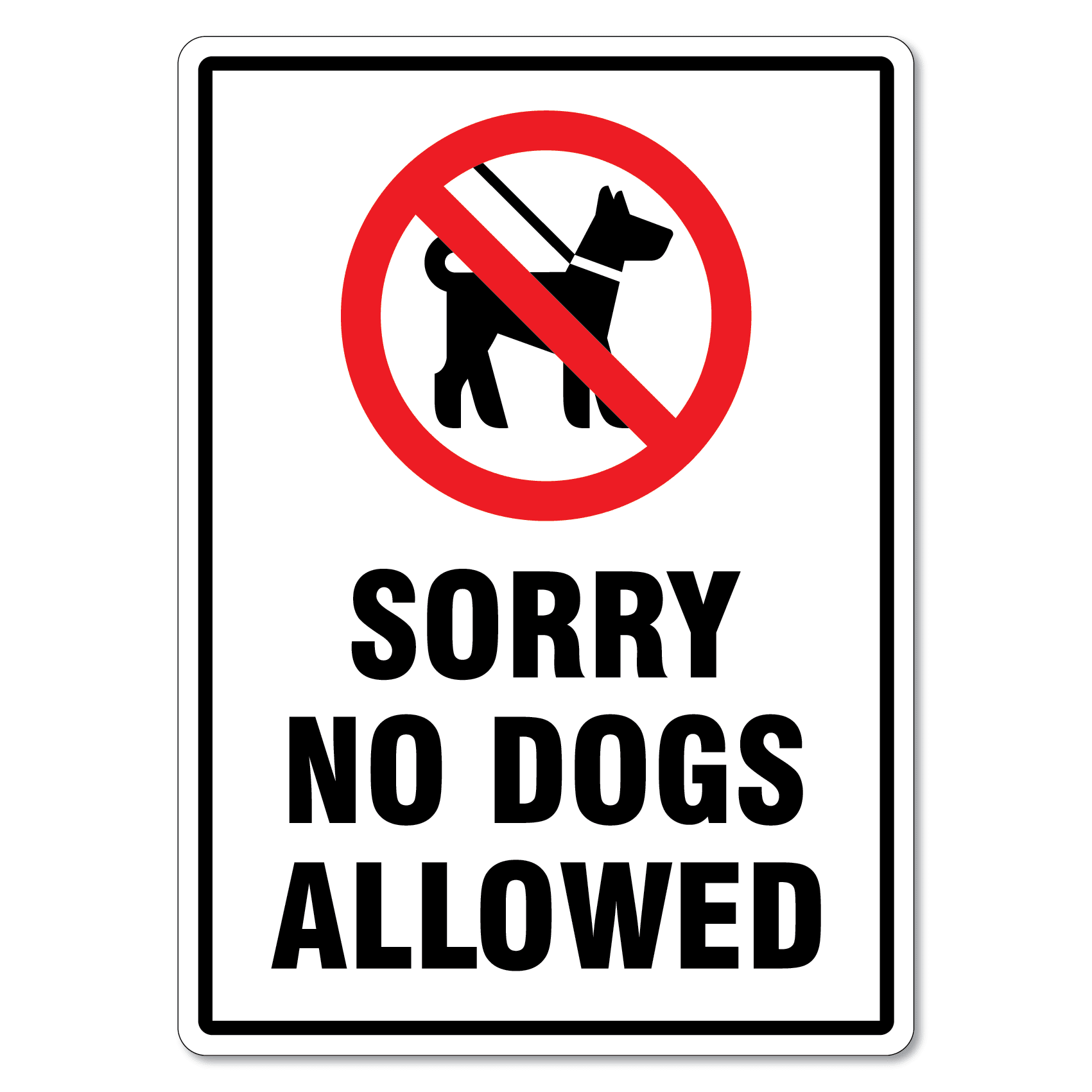 Property is not allowed. No Dogs allowed. No Dogs allowed sign. Ноу сори. Pets are not allowed.