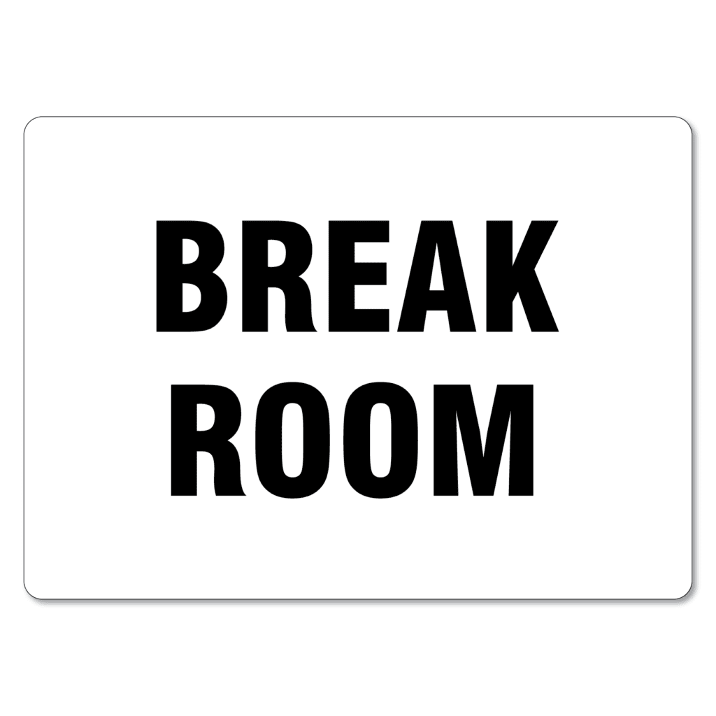 Printable Clean Break Room Signs