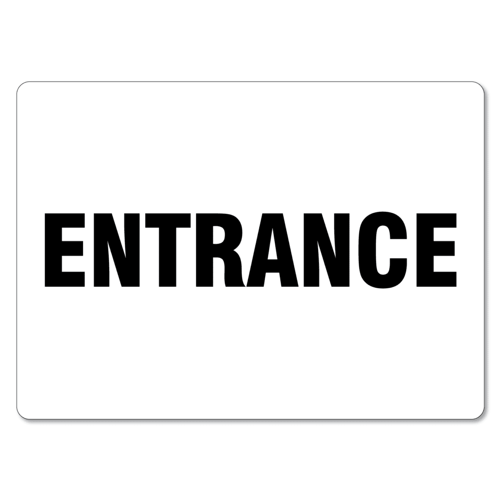 Entrance Sign - The Signmaker