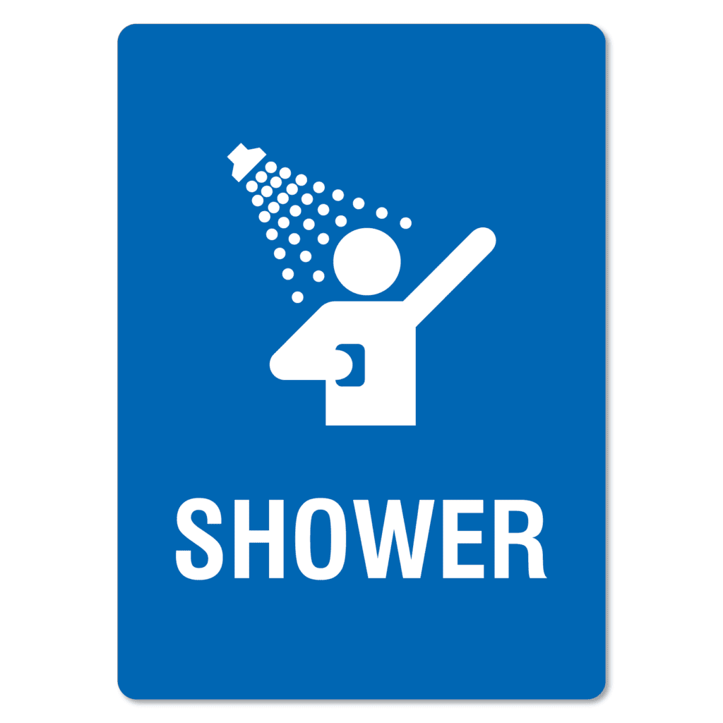 Shower Sign The Signmaker