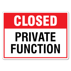 Closed Private Function