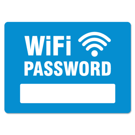 WiFi Password Sign - The Signmaker