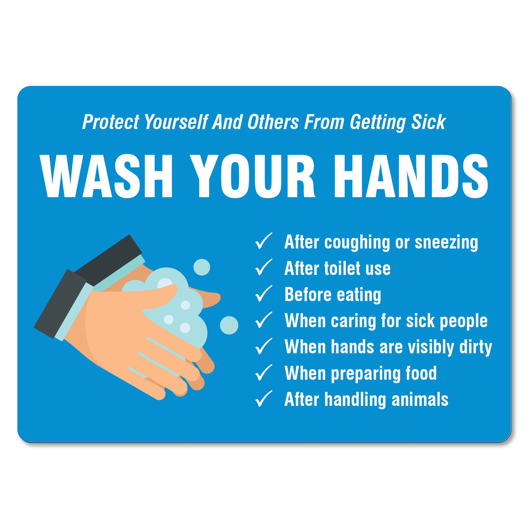 Wash Your Hands Sign