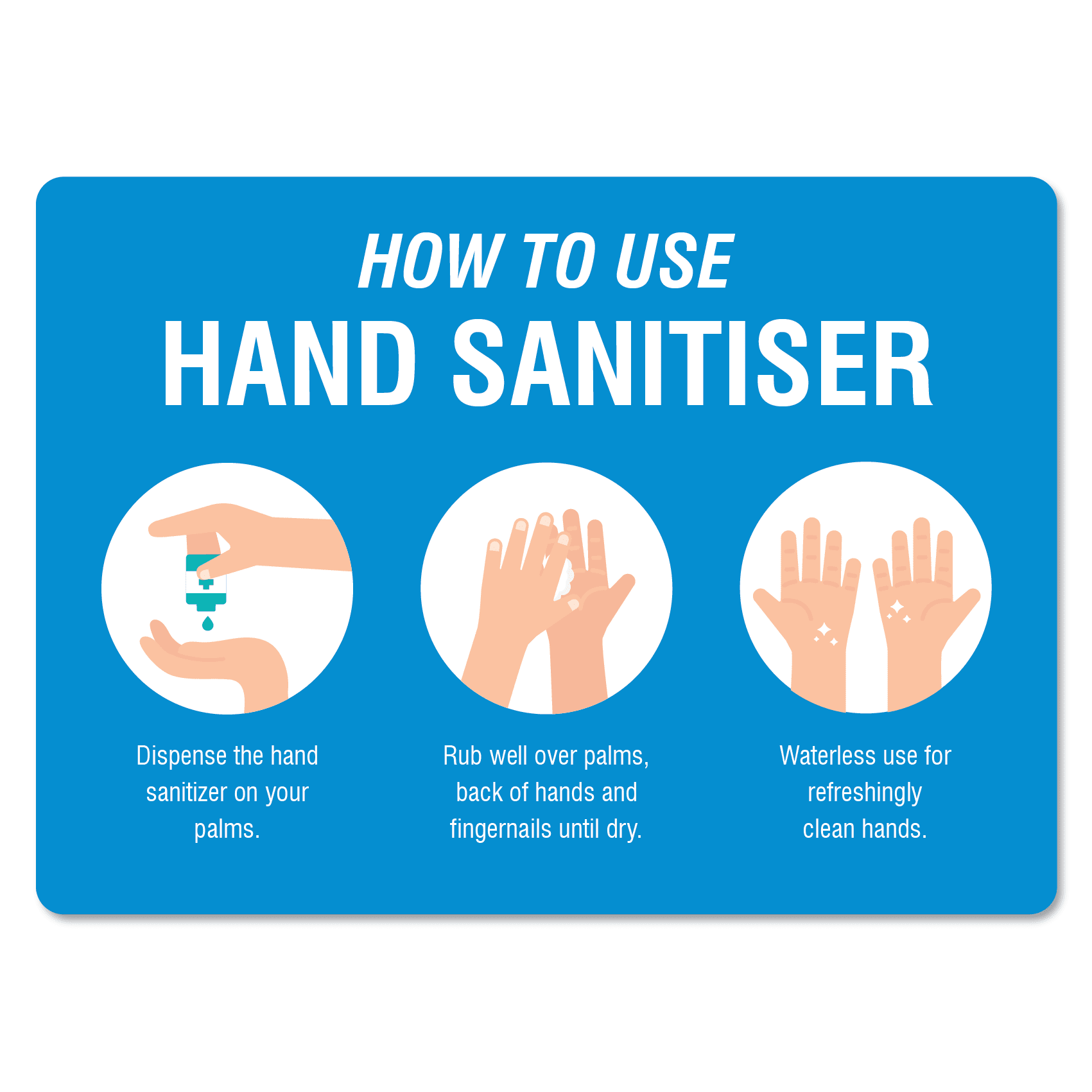 Hand Sanitiser Sign - The Signmaker