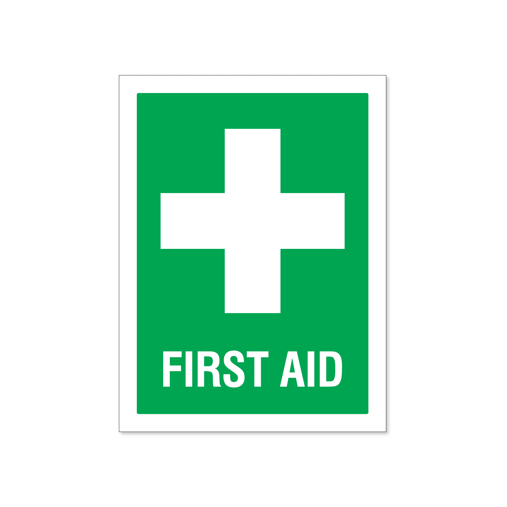 First Aid Kit In Vehicle - Sticker - The Signmaker