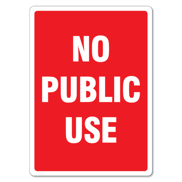 No Public Use
