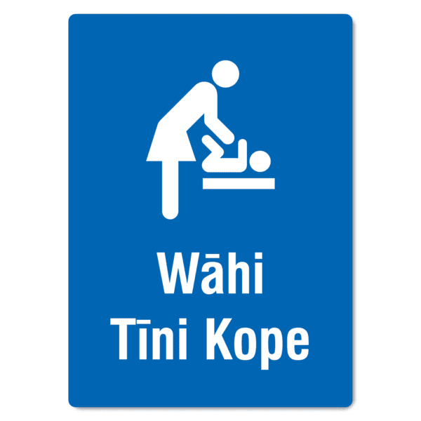 Wāhi Tīni Kope Baby Change Sign