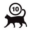 Pet Traffic Safety Signs Icon