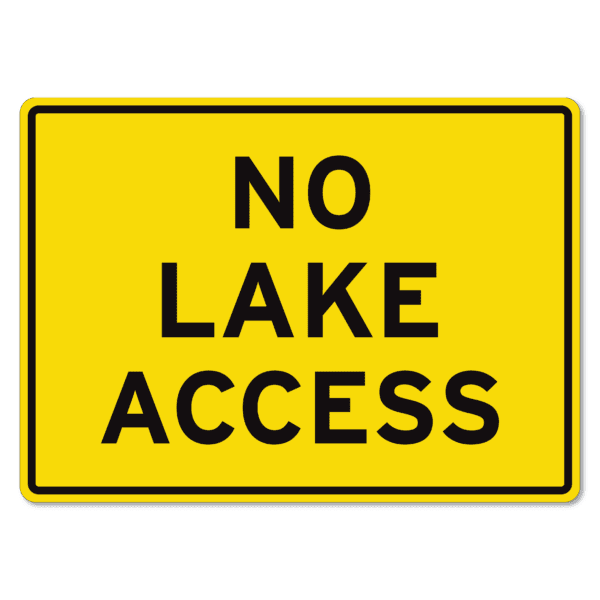 No Lake Access