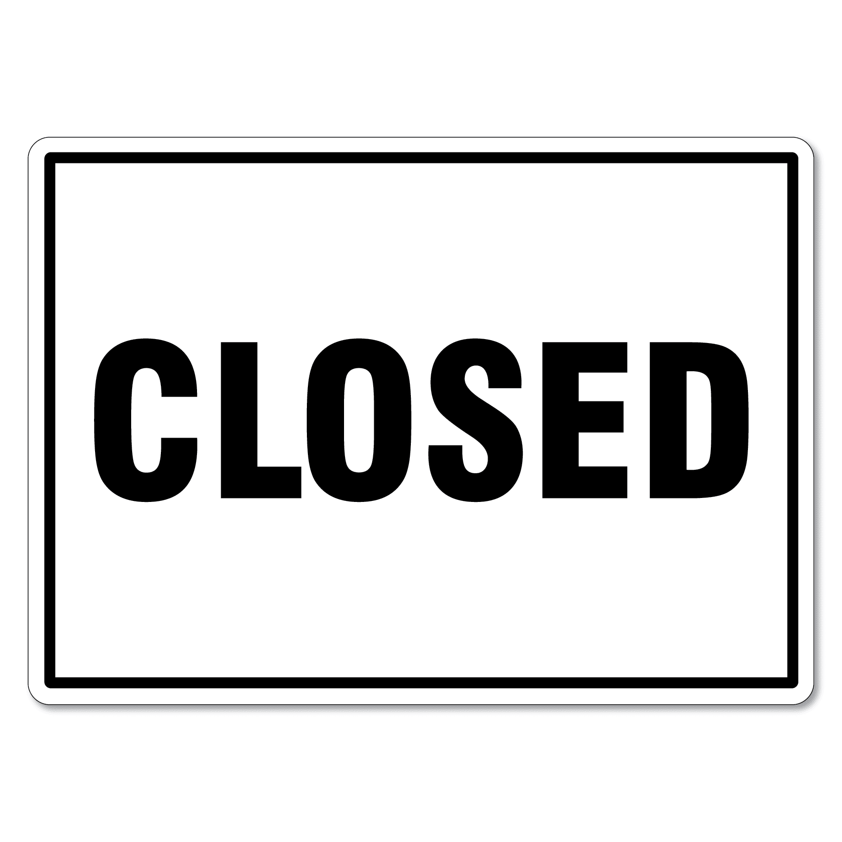 Sorry We Are Closed PNG Transparent Images Free Download, Vector Files