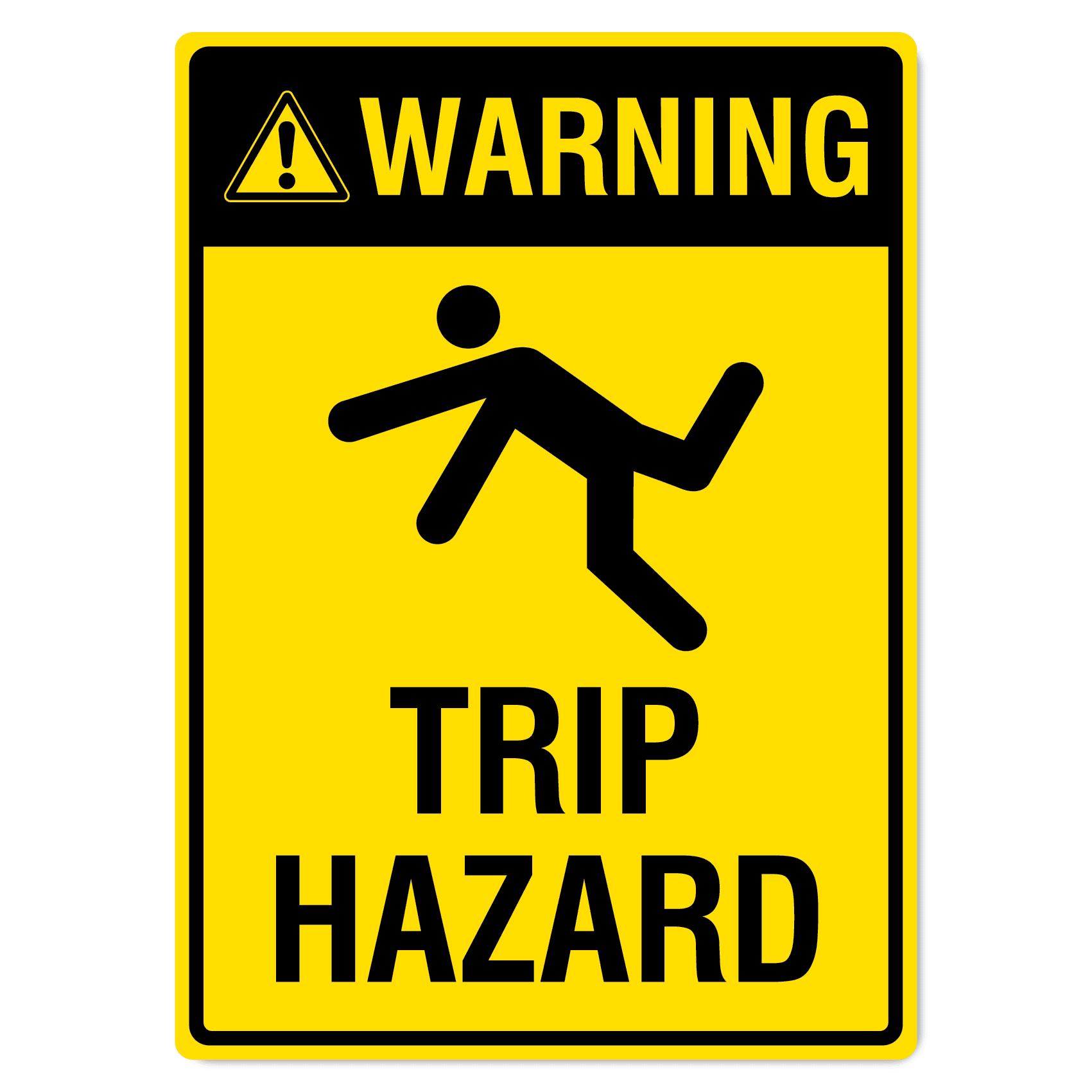 trip hazard sign bunnings