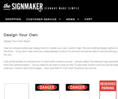 Design Your Own Sign