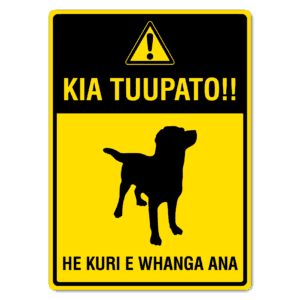 Warning Dog Signs