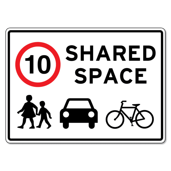 Shared Space Sign