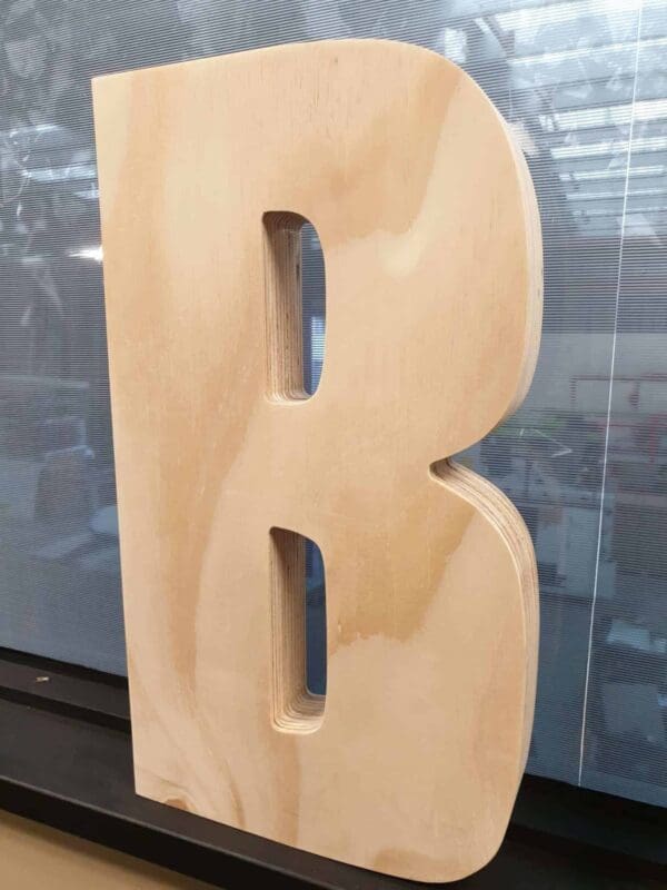 Plywood Letter B