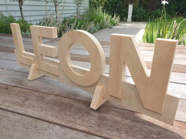 Leon Plywood Letter Set