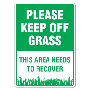 Please Keep Off Grass