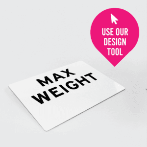 Max Weight Sign
