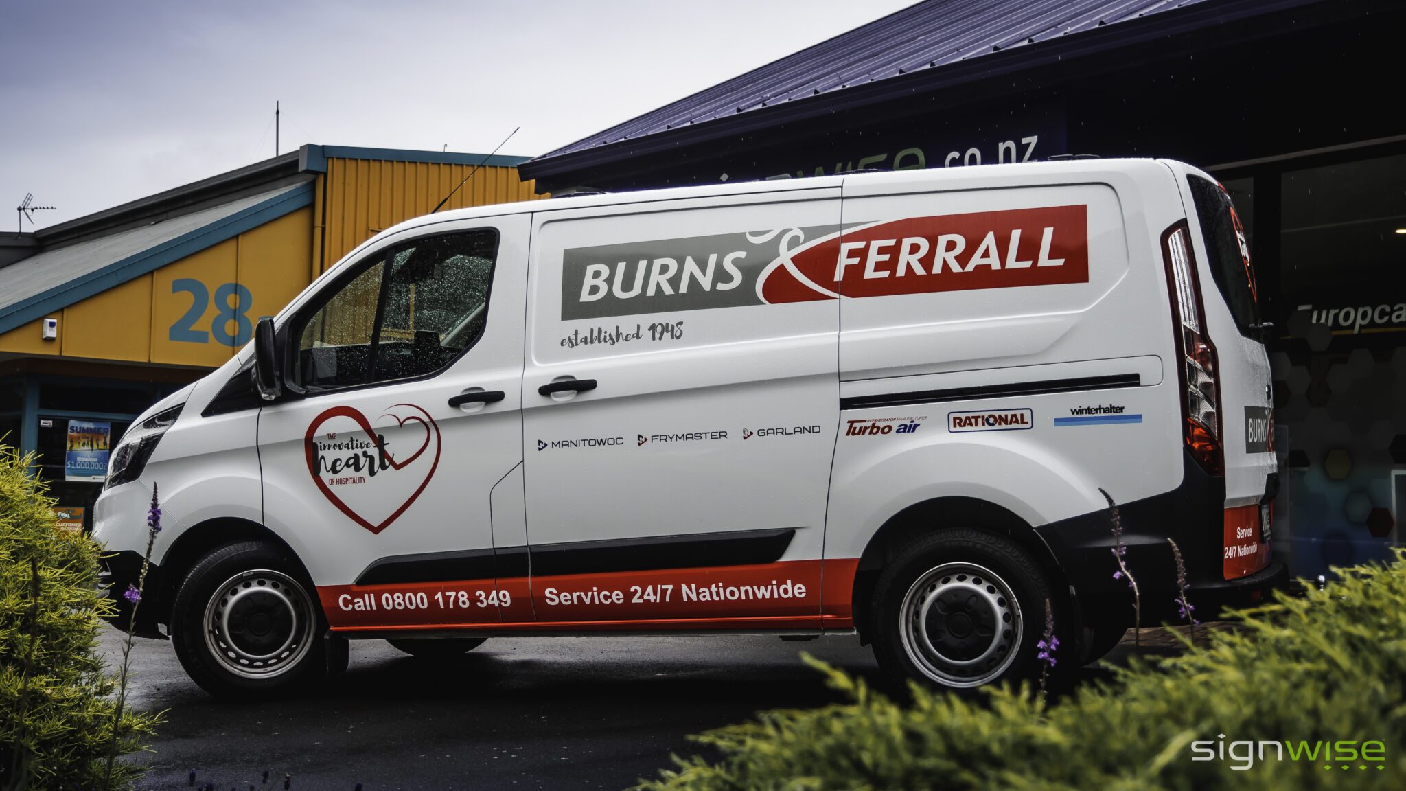 Burns and Ferrall Van