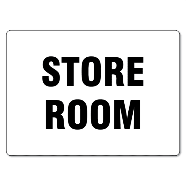 Store Room Sign