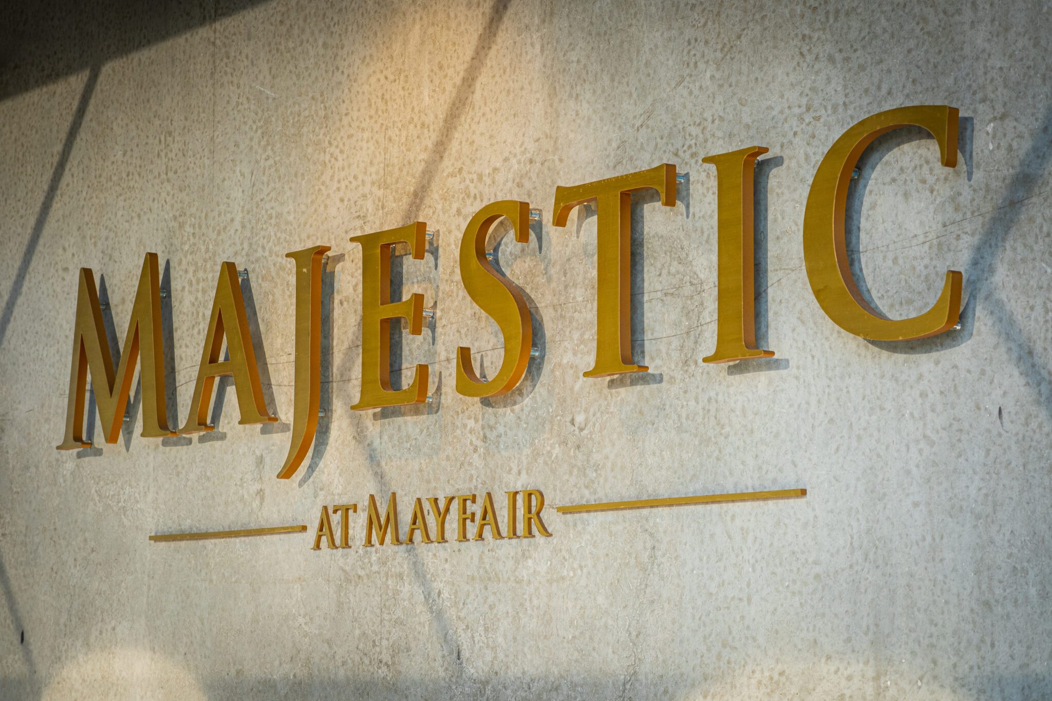Majestic at Mayfair Sign