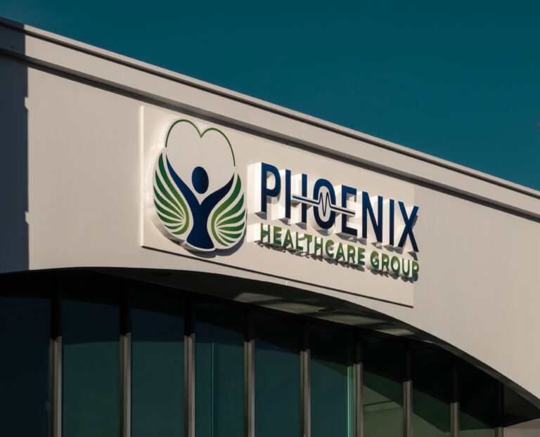 Phoenix Healthcare Building Signage