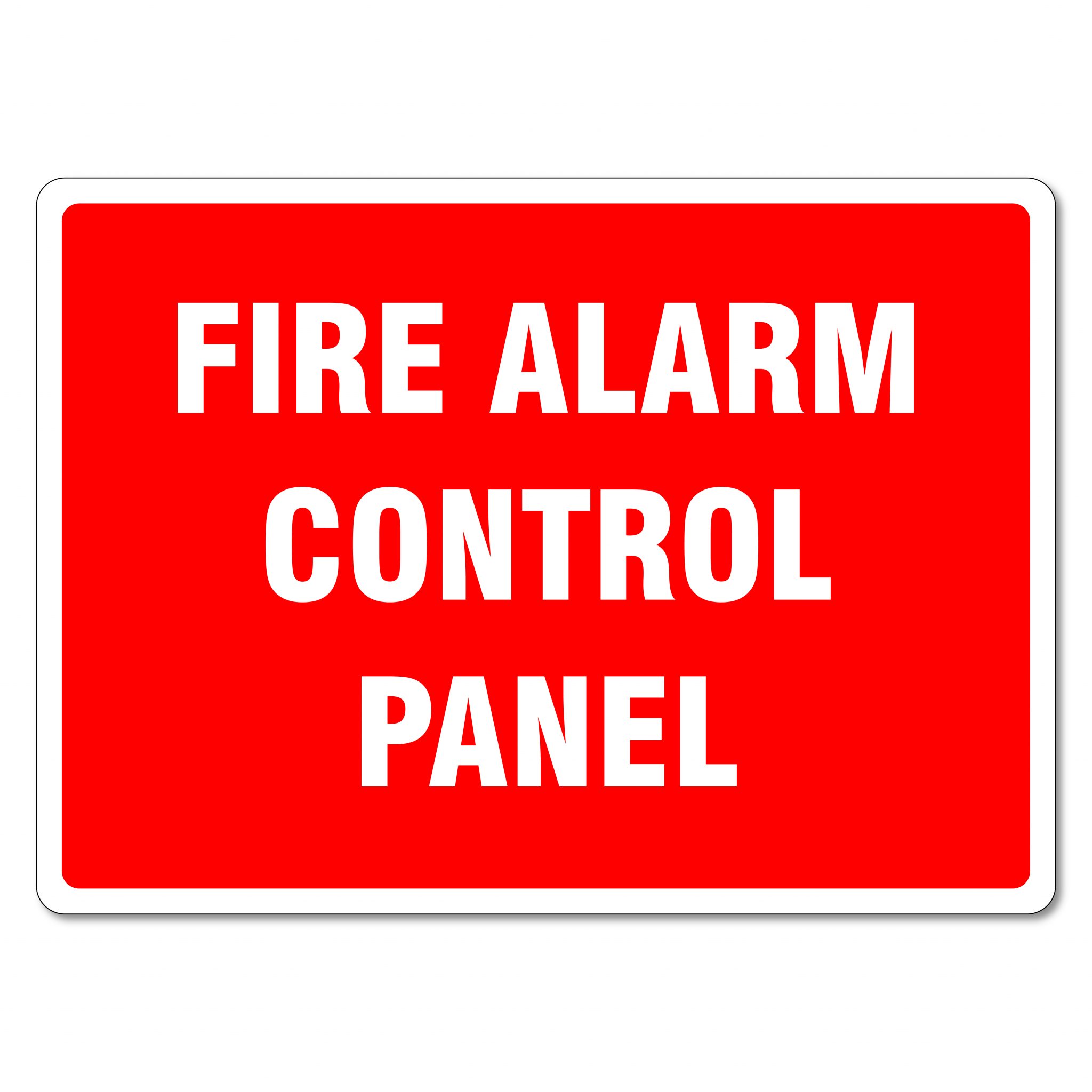 Fire Alarm Control Panel Sign