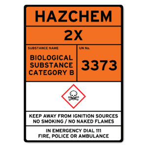 Hazchem Site Sign, Biological Substance